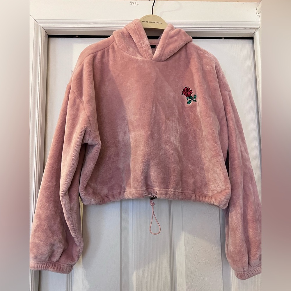 Forever 21 Blush Fleece Hoodie